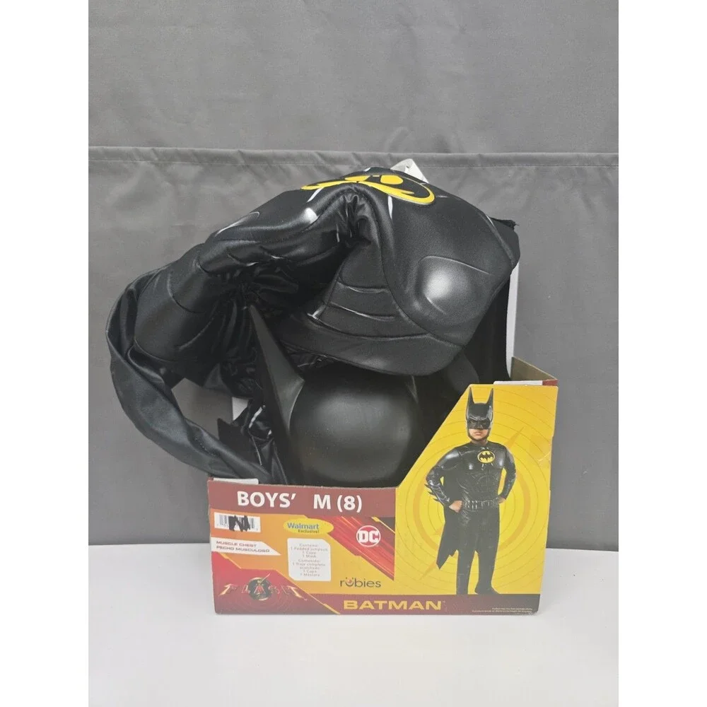 Halloween Costume Boys Batman Medium 8 Brand New